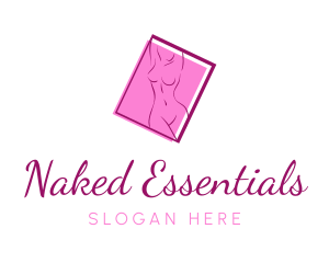 Pink Sexy Woman logo design