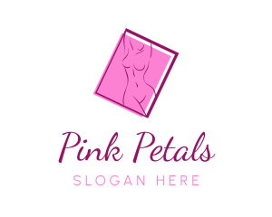 Pink Sexy Woman logo design