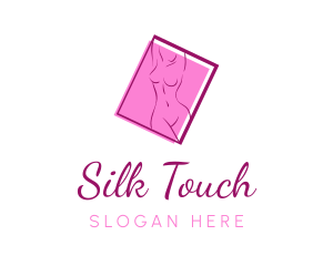 Pink Sexy Woman logo design