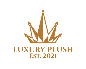 Golden Luxury Crown  logo design