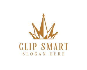 Golden Luxury Crown  logo design