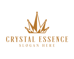 Golden Luxury Crown  logo design