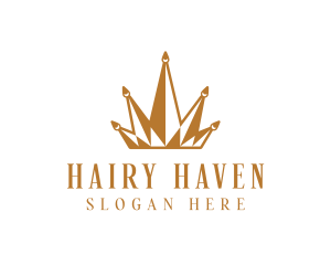 Golden Luxury Crown  logo design