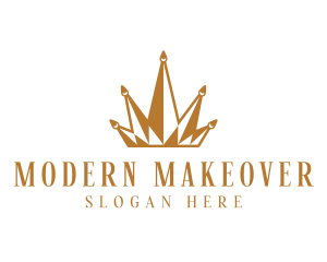 Golden Luxury Crown  logo design