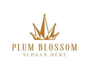 Golden Luxury Crown  logo design