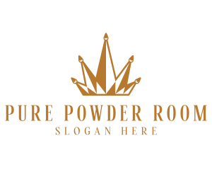 Golden Luxury Crown  logo design