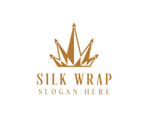 Golden Luxury Crown  logo design