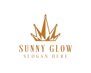 Golden Luxury Crown  logo design