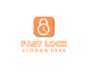 Security Alarm Clock logo design