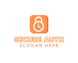 Security Alarm Clock logo design