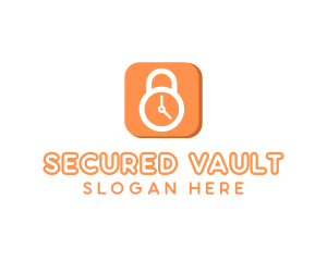 Security Alarm Clock logo design