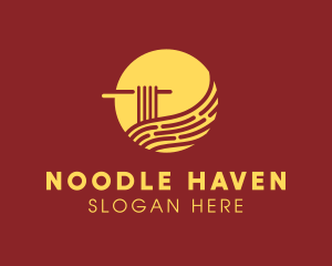 Chopstick Noodle Restaurant logo design