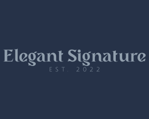 Elegant Classy Premium logo design