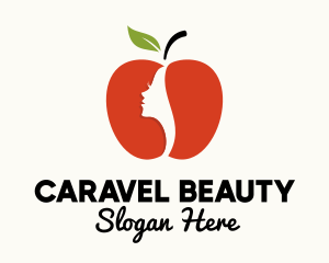 Apple Fruit Beauty Salon logo design