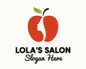 Apple Fruit Beauty Salon logo design