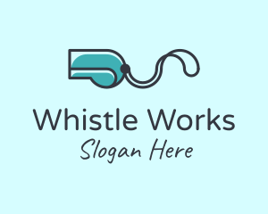 Sports Referee Whistle  logo