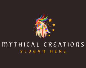 Philippine Mythical Rooster logo design