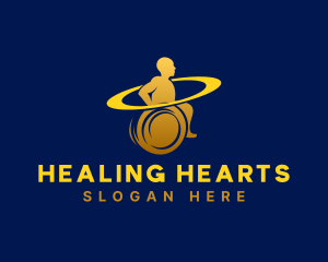 Wheelchair Rehabilitation Therapy Logo