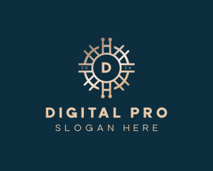 Crypto Digital Currency logo design