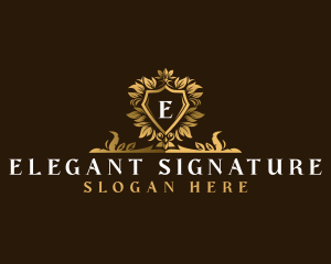 Elegant Luxury Crest logo design