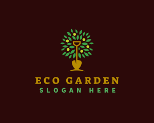 Eco Shovel Garden logo design