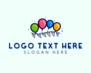 Balloon Birthday Banner logo