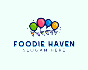 Balloon Birthday Banner logo