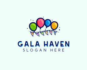 Balloon Birthday Banner logo