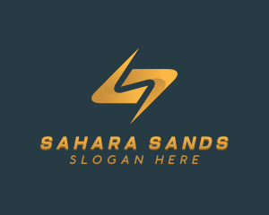 Electrical Power Letter S logo design