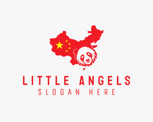 China Panda Animal Logo