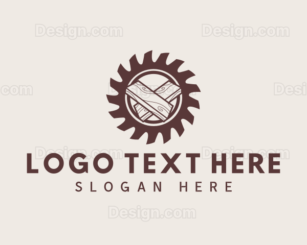 Wood Circular Saw Logo