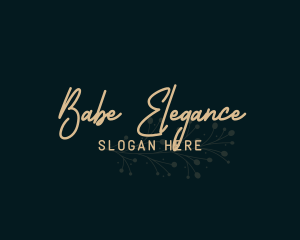 Elegant Floral Business logo design