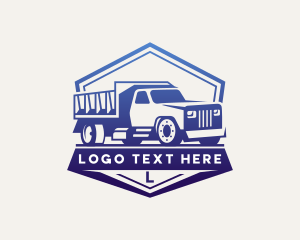 Dump Truck Transportation logo