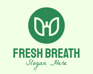 Green Lung Health Circle logo design