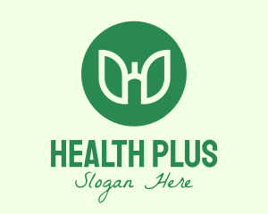 Green Lung Health Circle logo design