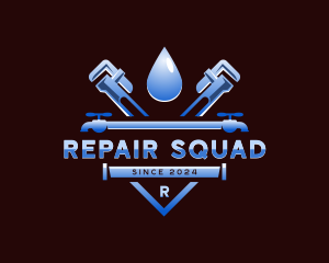 Plumbing Wrench Repair logo design