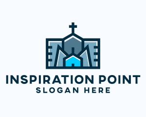 Worship Church Crucifix logo