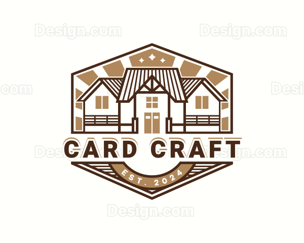 Roofing House Builder Logo