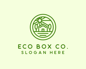 Eco Landscape Travel  logo design