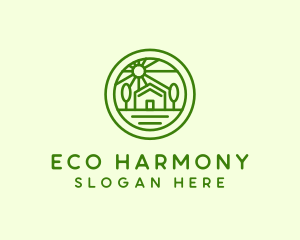 Eco Landscape Travel  logo design