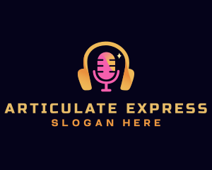 Podcast Streaming Microphone logo