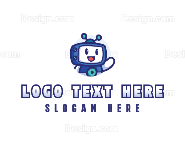 Television Cartoon Mascot Logo