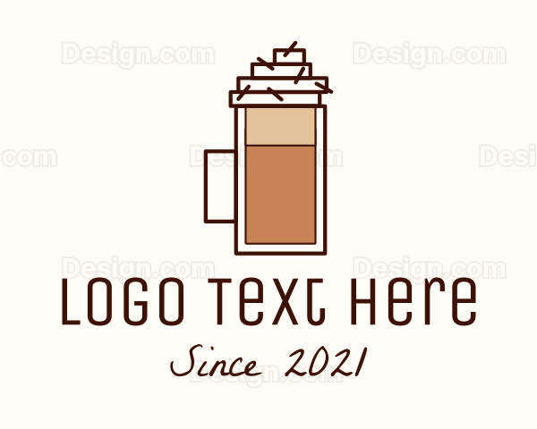 Coffee Frappe Pitcher Logo