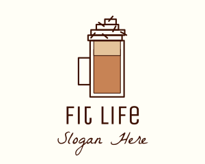 Coffee Frappe Pitcher Logo