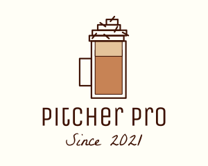 Coffee Frappe Pitcher logo design
