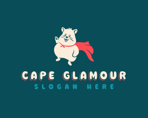 Superhero Pet Guinea Pig logo