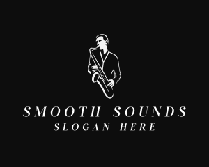 Saxophone Jazz Musician logo