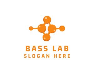 Chemistry Molecule Laboratory logo design