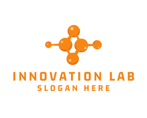 Chemistry Molecule Laboratory logo design