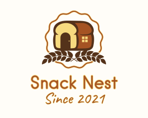 Loaf Bread House  logo design